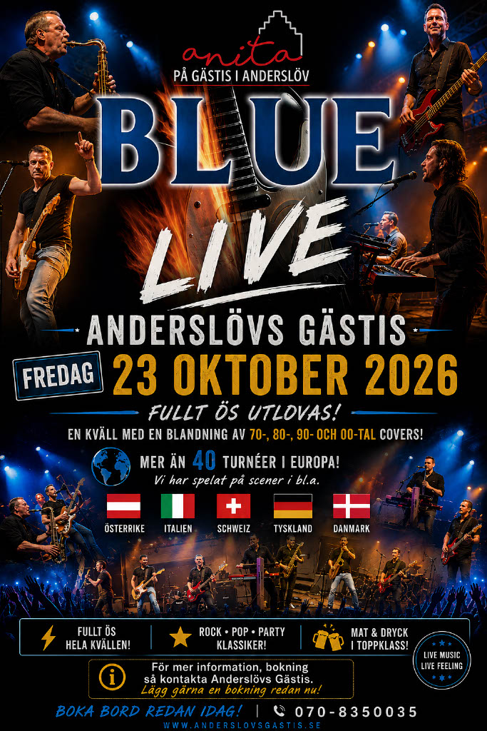 Partykväll med Blue Live