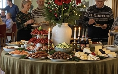 Julbord familj 495 kr