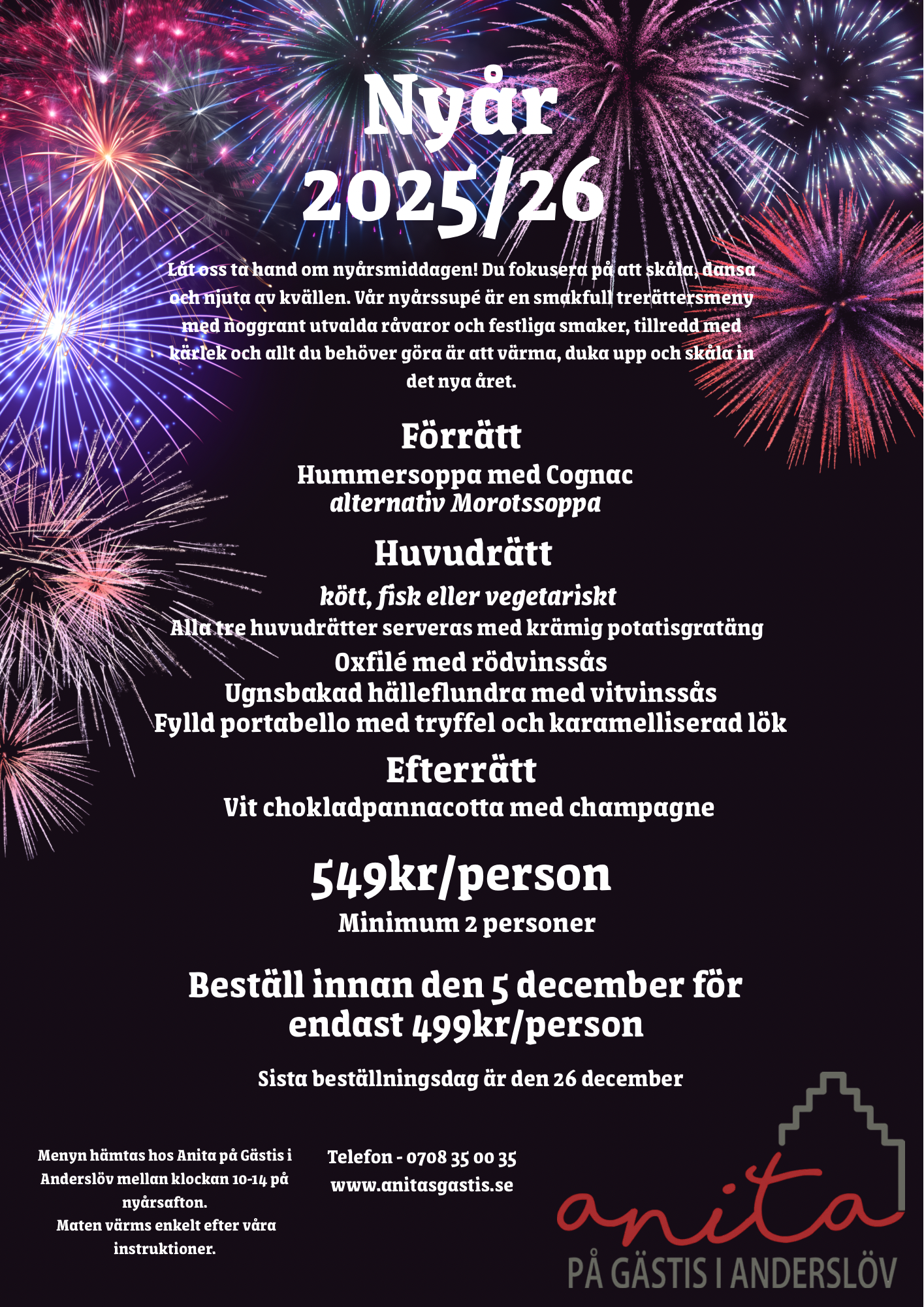 Nyårsmeny till avhämtning